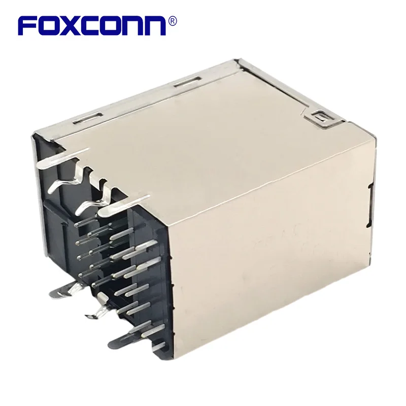 Foxconn JFM38U1B-21C4-4F RJ45+Double Deck USB2.0 Gigabit Filter