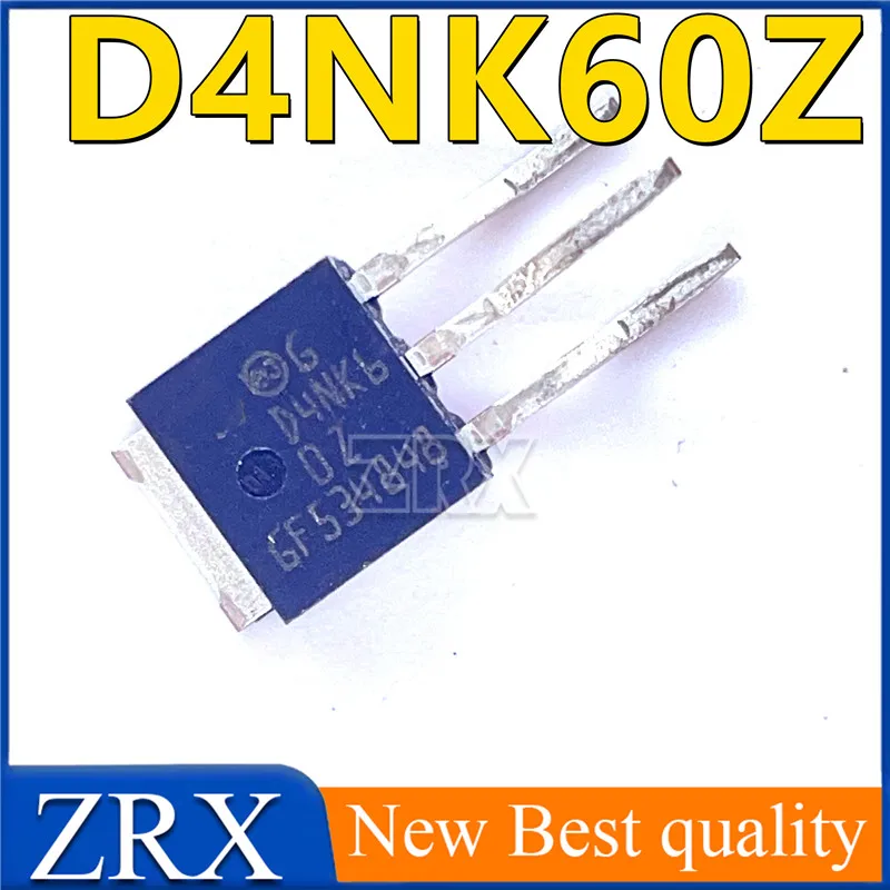 Lote de 5 unidades, nuevo e importado, ST D4NK60Z, STD4NK60Z-1 TO-251