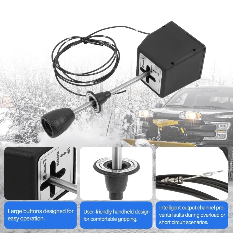 كابل التحكم في الرفع الساخن لمنفدة الثلج المحمولة - مناسب للموديلات الغربية، SAM 1314000، Fisher 56018، A5795