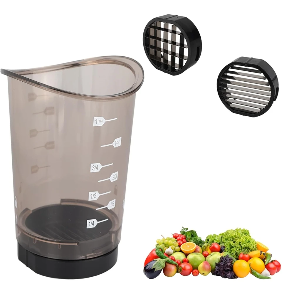 ABVG-Kitchen Aid Egg Cutter With Removable Stainless Steel Blade, Fruit Cutter Cup, Dishwasher Safe Fruit Cutter Cup
