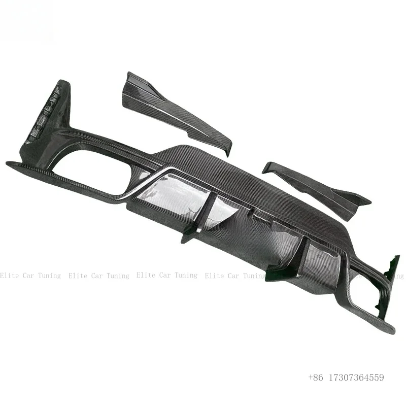 

Карбоновый задний диффузор в стиле TAKD для BMW 3 серии G20 LCI M Sport, заводской тюнинг, спойлер на задний бампер