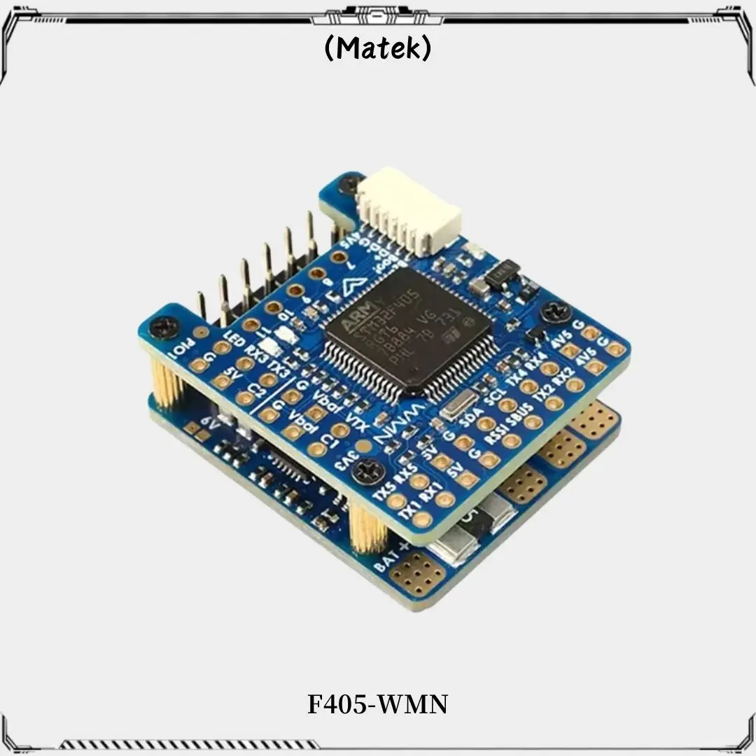 MATEK F405-WMN F405 Flight Controller STM32F405RGT6 With Baro OSD Blackbox 132A Current Sense 2-6S Lipo 22X22m For RC FPV Drone