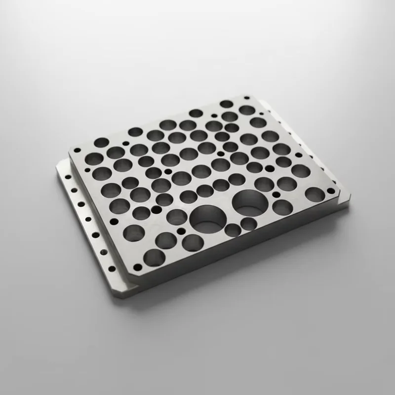Tight Tolerance CNC Machined Aluminum Fixture Plate 6061-T6 Aluminum Custom CNC Milling Machining Parts for Lab & Automation