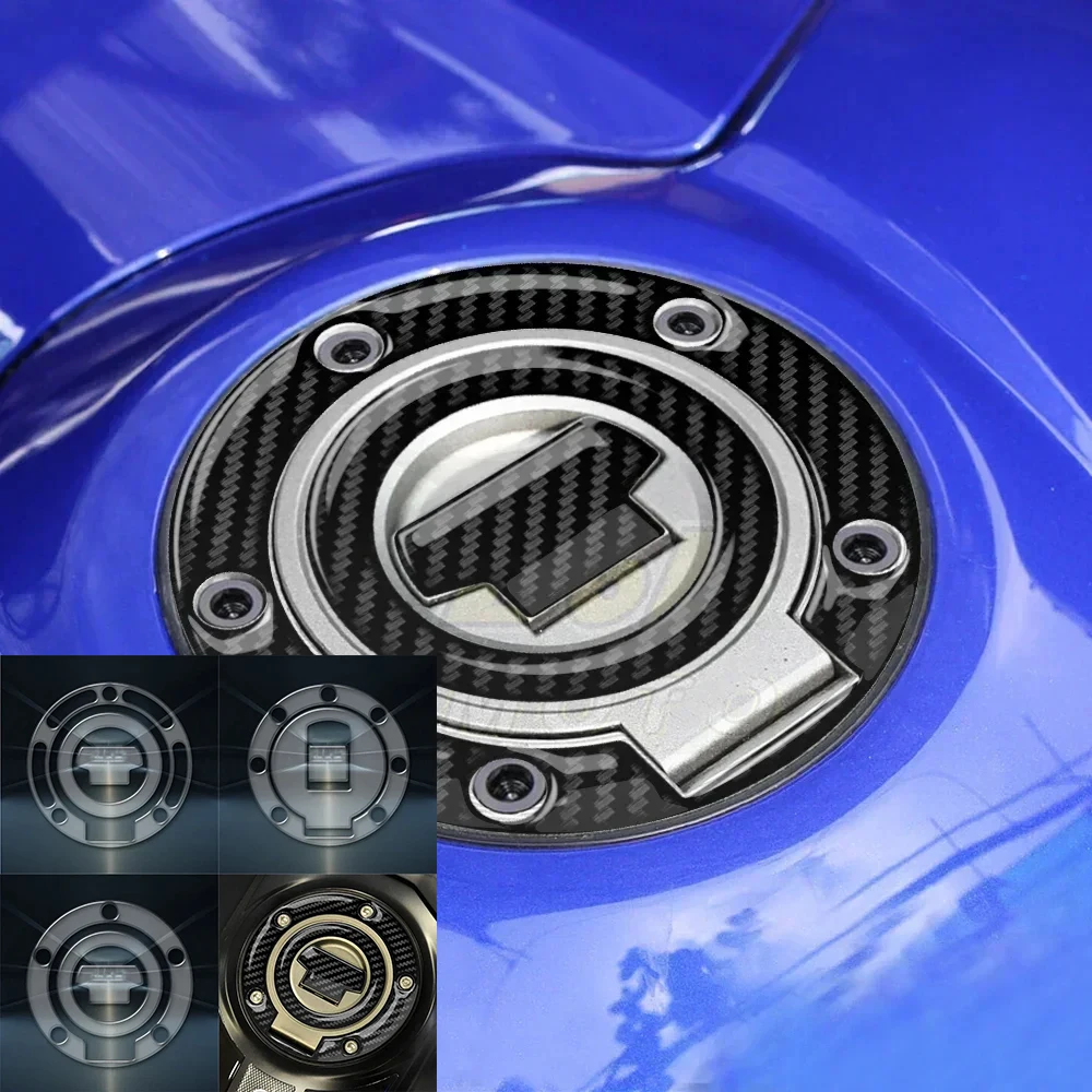 Motorcycle Fuel Tank Pad Gas Oil Cap Protector Cover Sticker Fit for Yamaha Models YZF R1 R6 R7 MT07 MT09 MT10 FZ1 FZ6 1992-2024