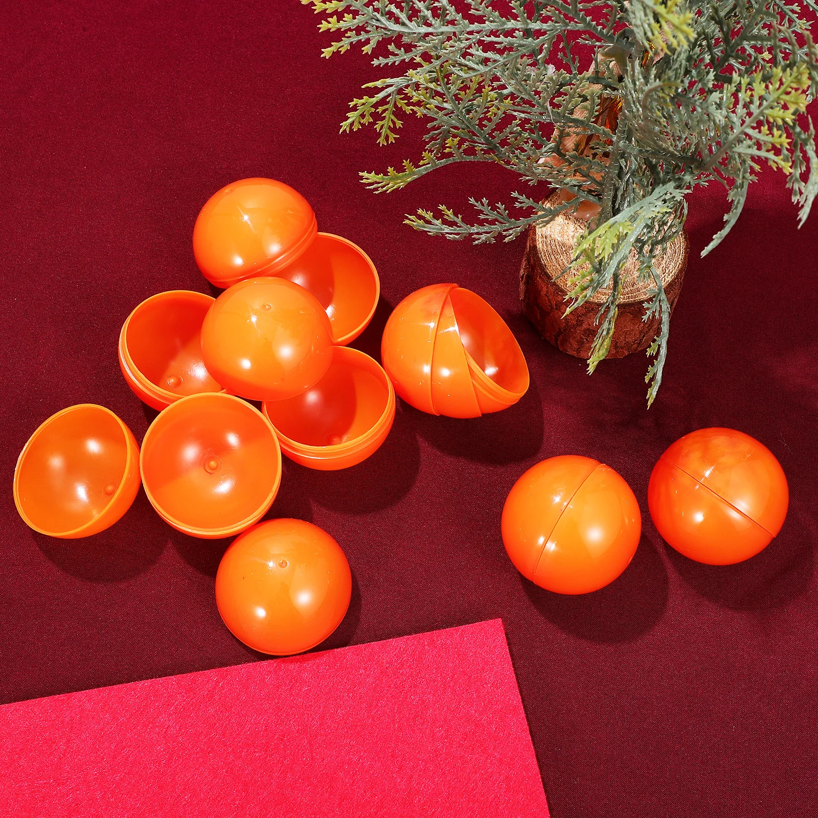 25 pezzi di palline della lotteria in plastica riutilizzabili vuote apribili, lisce, senza soluzione di continuità, palline da gioco per feste, oggetti di scena, palline di plastica