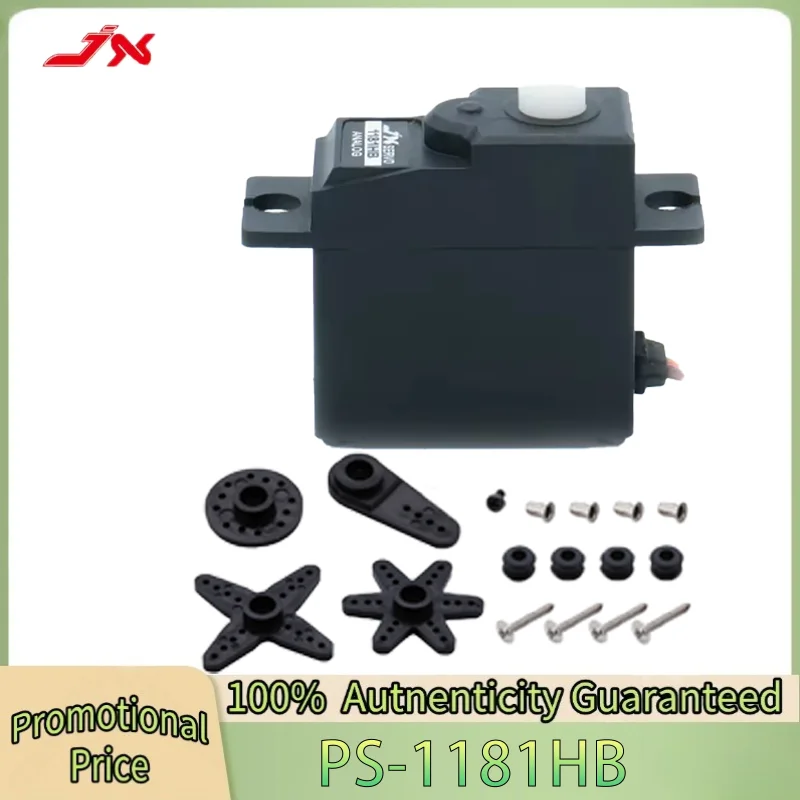 

Сервопривод JX PS-1181HB 18 г 3,0 кг, аналоговый сервопривод с пластиковой шестерней для радиоуправляемого автомобиля, лодки, самолета, вертолета, робота, радиоуправляемые игрушки