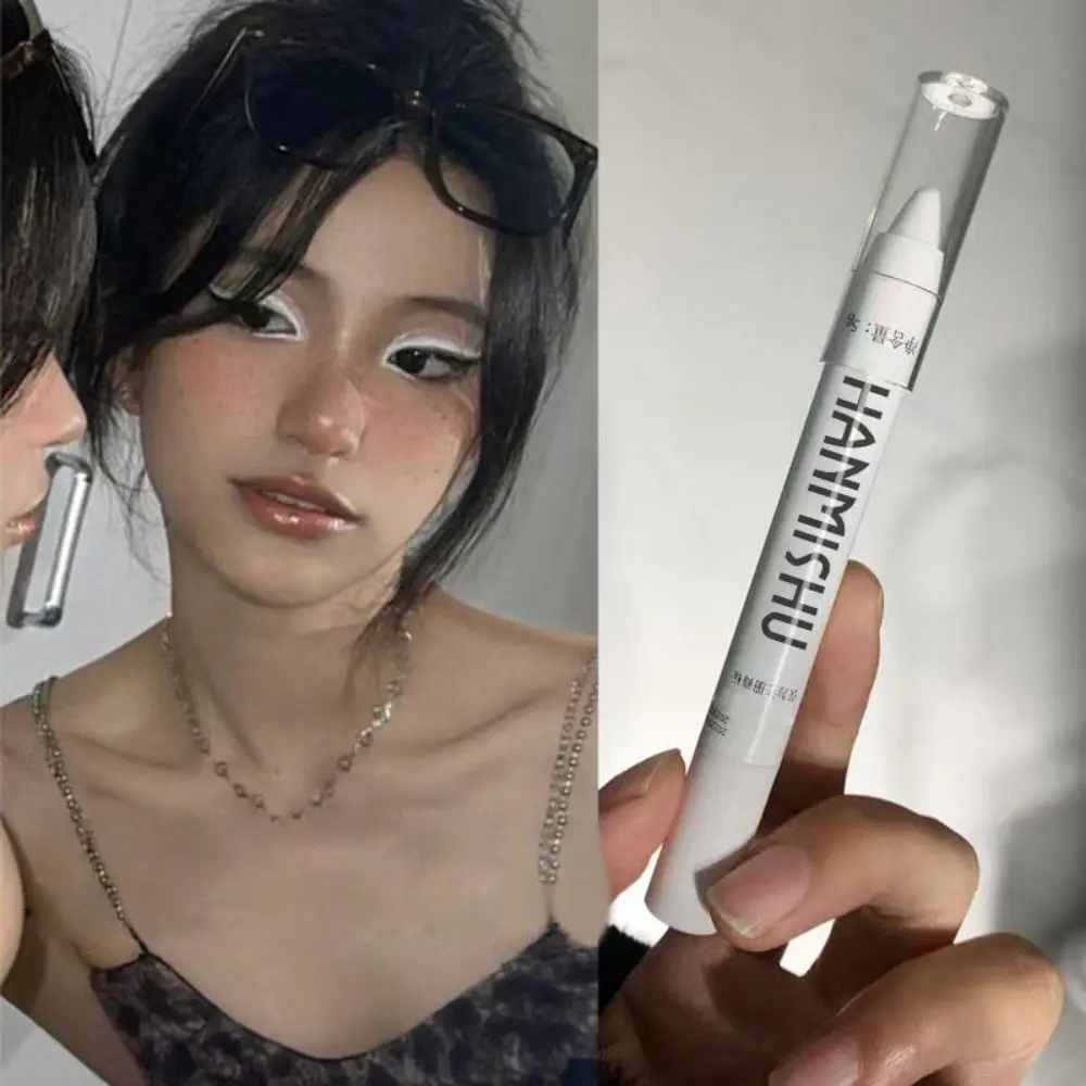 Diamentowy Cień do Powiek w Kredce, Matowy Makijaż Twarzy, Eyeliner w Płynie, Rozświetlacz, Długotrwała Kredka Diamentowy Jedwabnik