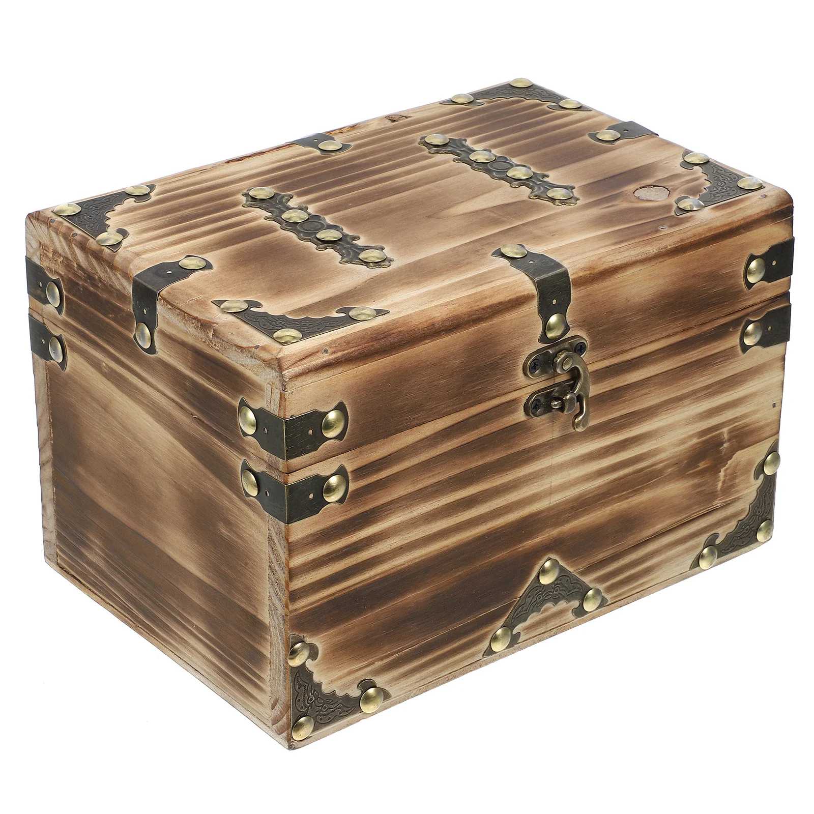 

Jewelry Case Treasure Chest Chests Vintage Keepsake Boxes with Lids Storage Decorative