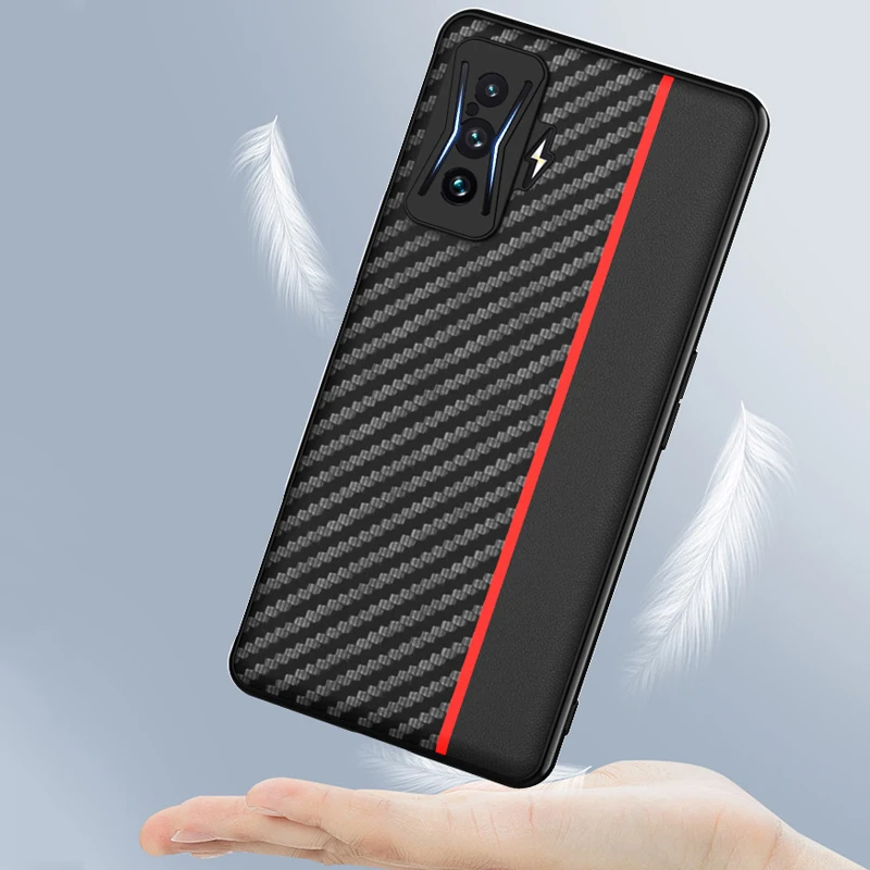 K50 Funda caso per Xiaomi Redmi K50 Gaming K50 Pro POCO F4 GT Ultra sottile fibra di carbonio giunzione Coque protezione custodia del telefono