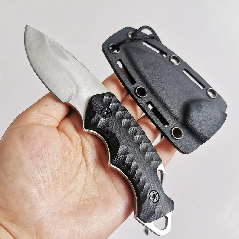 

Fixed Blade Knife G10 handleheOutdoor tools Free shipping Survival Knives Knife portable With Sheathed Outdoor EDC tools