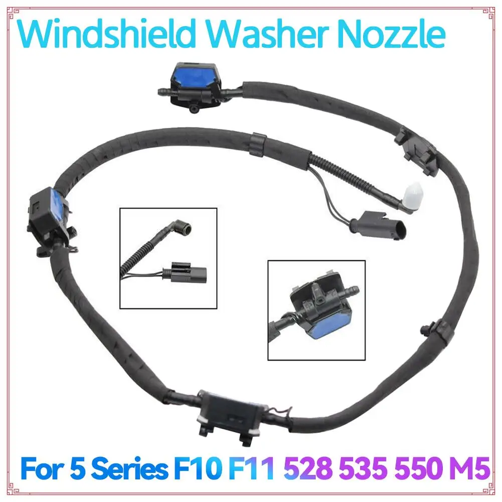 

New Windscreen Nozzle Windshield Washer Sprayer Jet System 61667205117 61667205118 For-BMW 5 Series F10 F11 528 535 550