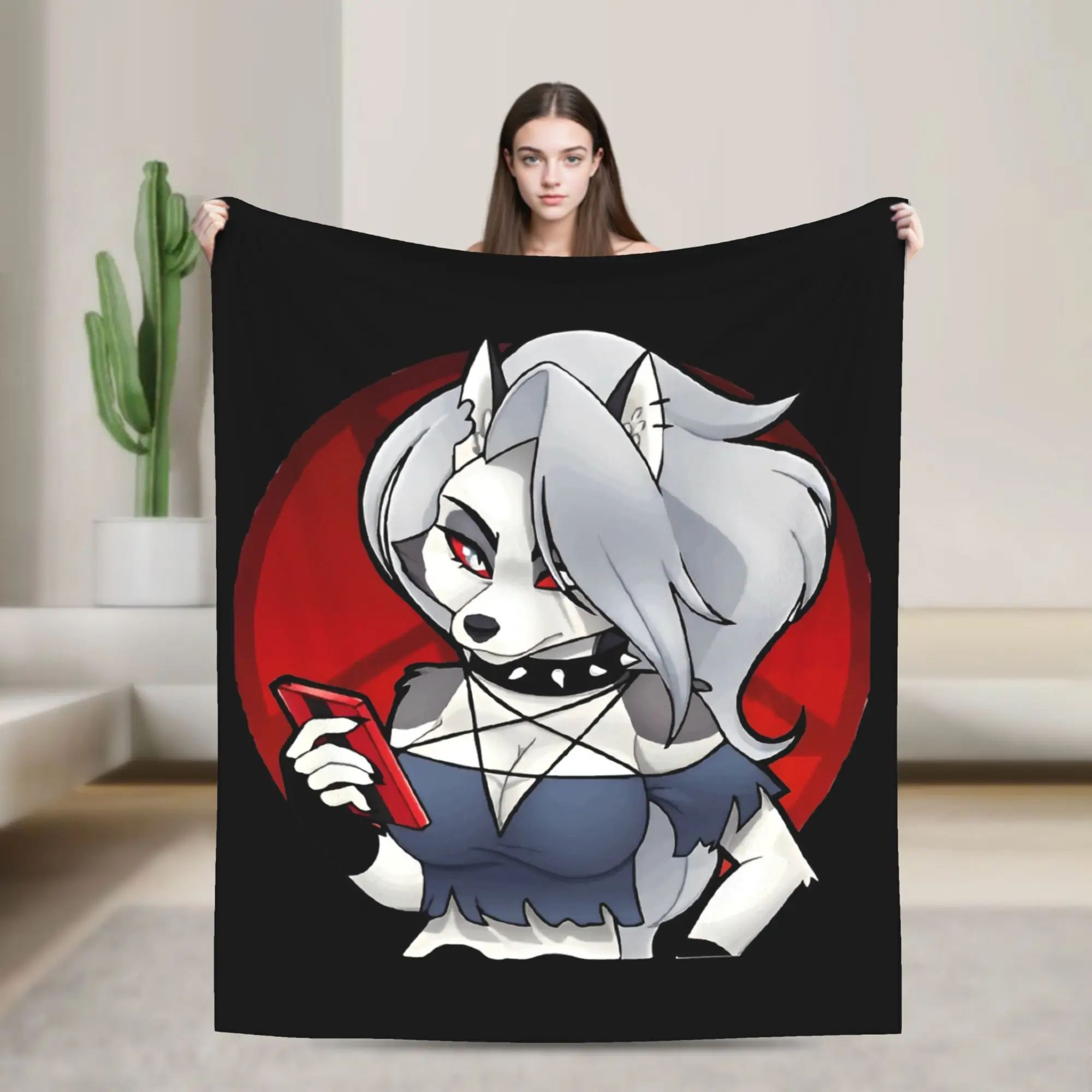 Loona Cartoon Knitted Blankets Fleece  Soft Throw Blanket for Bedding Couch Bedspread