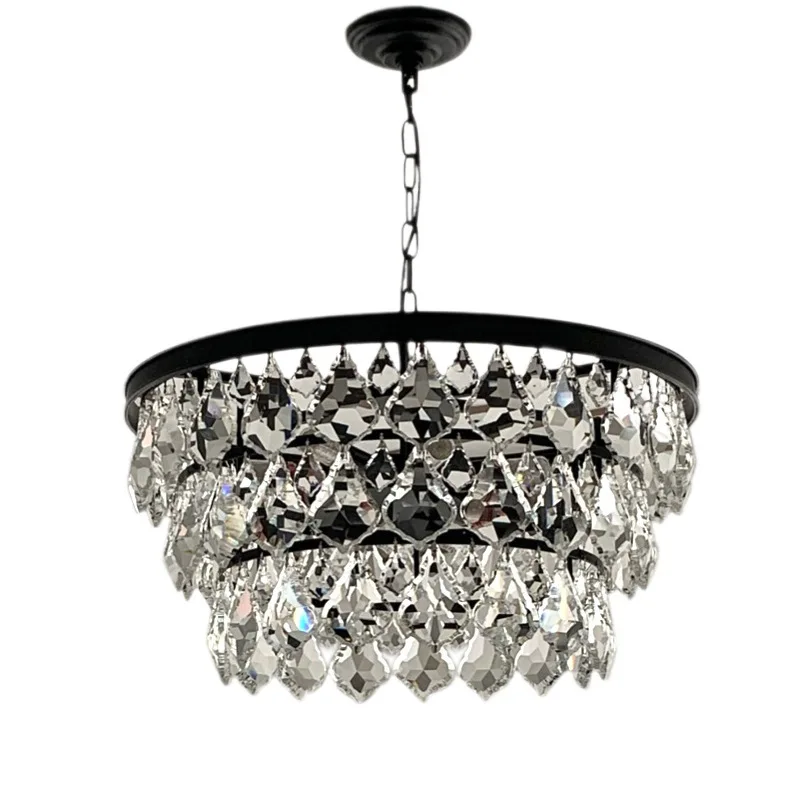 

Simple, retro, crystal, chandelier, living room, bedroom, entrance