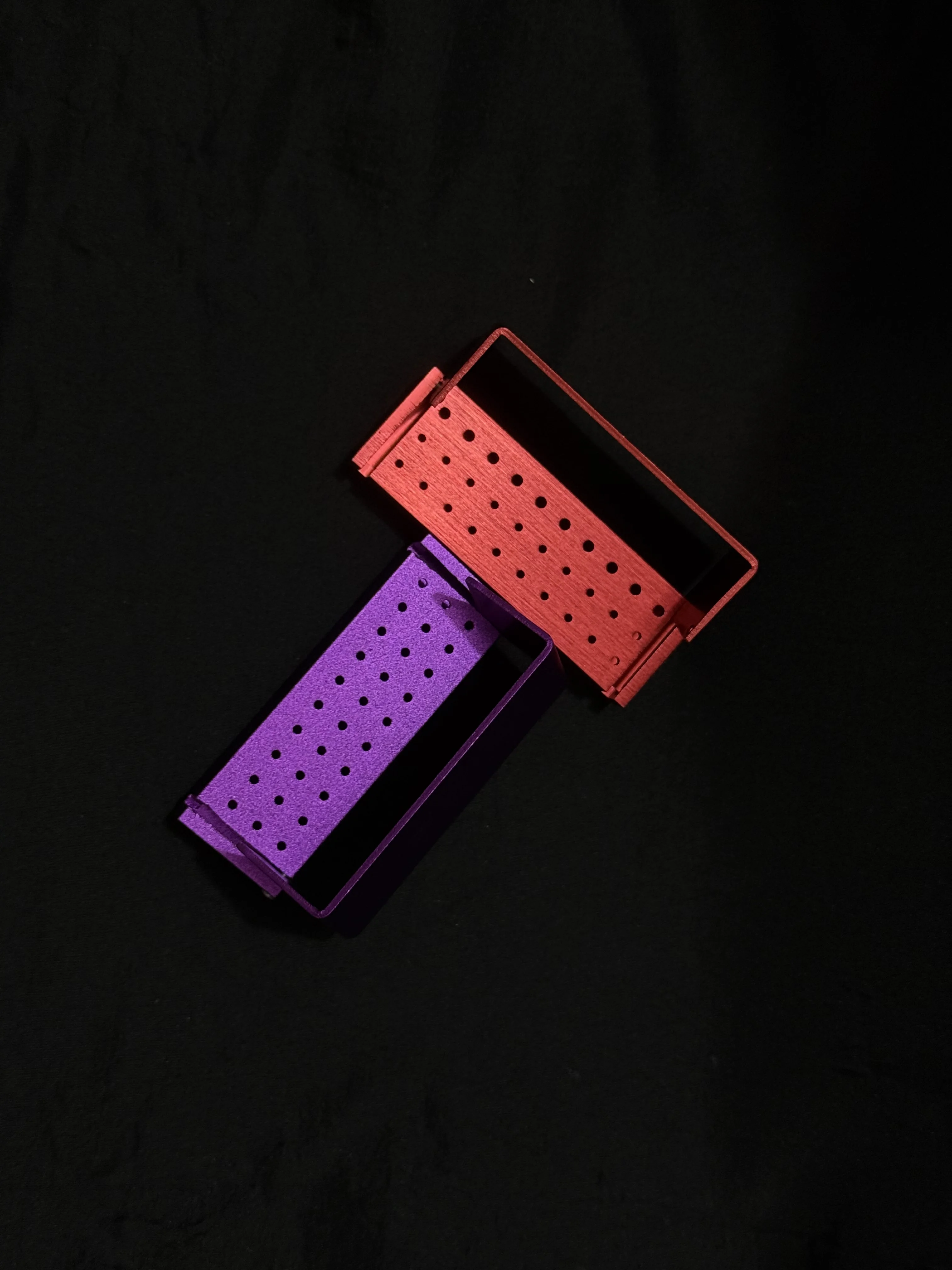 30hole Dental High and Low Speed Lathe Needle Box Open Lathe Needle Rack Stainless Steel Metal Lathe Needle Placement Box