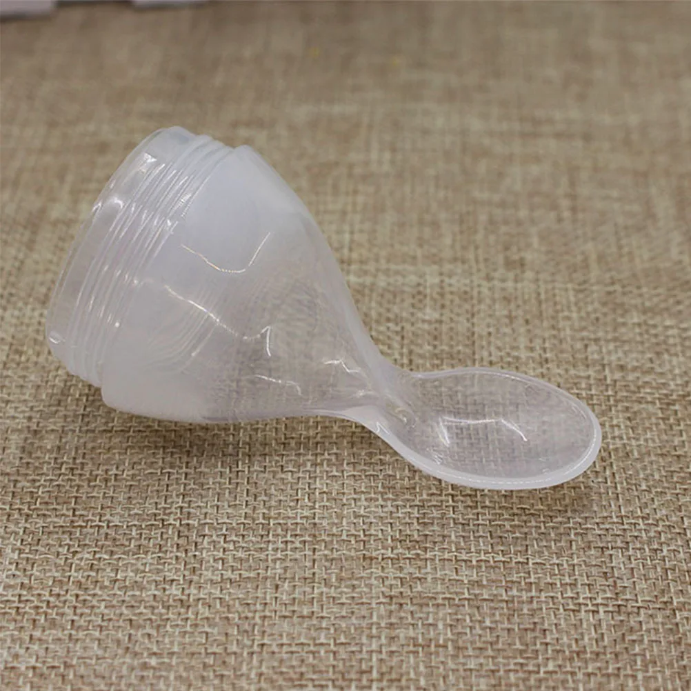

90ml Silicone Baby Rice Bottle Feeder Spoon Cover Convenient Feeding Pureed Food Infant Feeder Rice Bottle Baby