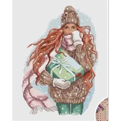 7809 Cross Stitch Sets Cross Stitch Paintings 14ct 18ct Stich Cross Stitch Kit Embroidery Needle Arts & Craft Complete Kit Hobby