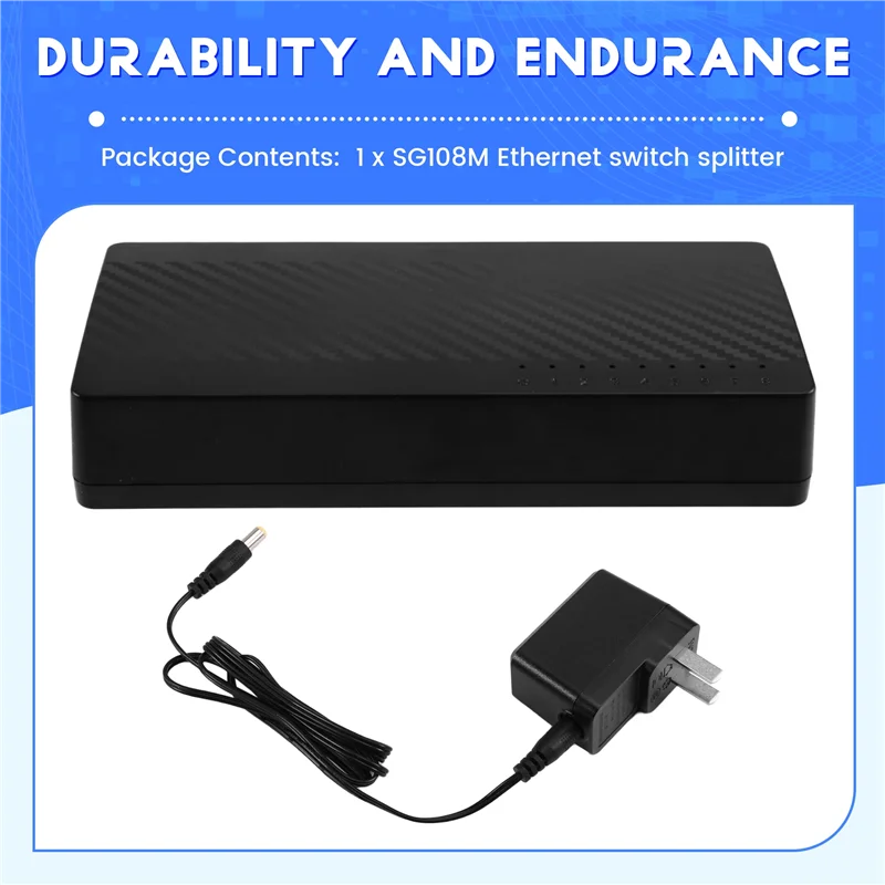 A52T Ethernet 8-Port Switches Wireless Router Monitors For Ethernet, Desktop Smart WIFI, Wireless Router