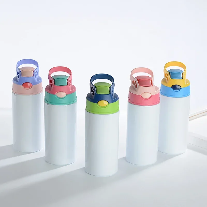 Прямые изолированные чашки из нержавеющей стали, студенческие чашки для воды, детские соломенные чашки, высококачественные портативные автомобильные и уличные чайники