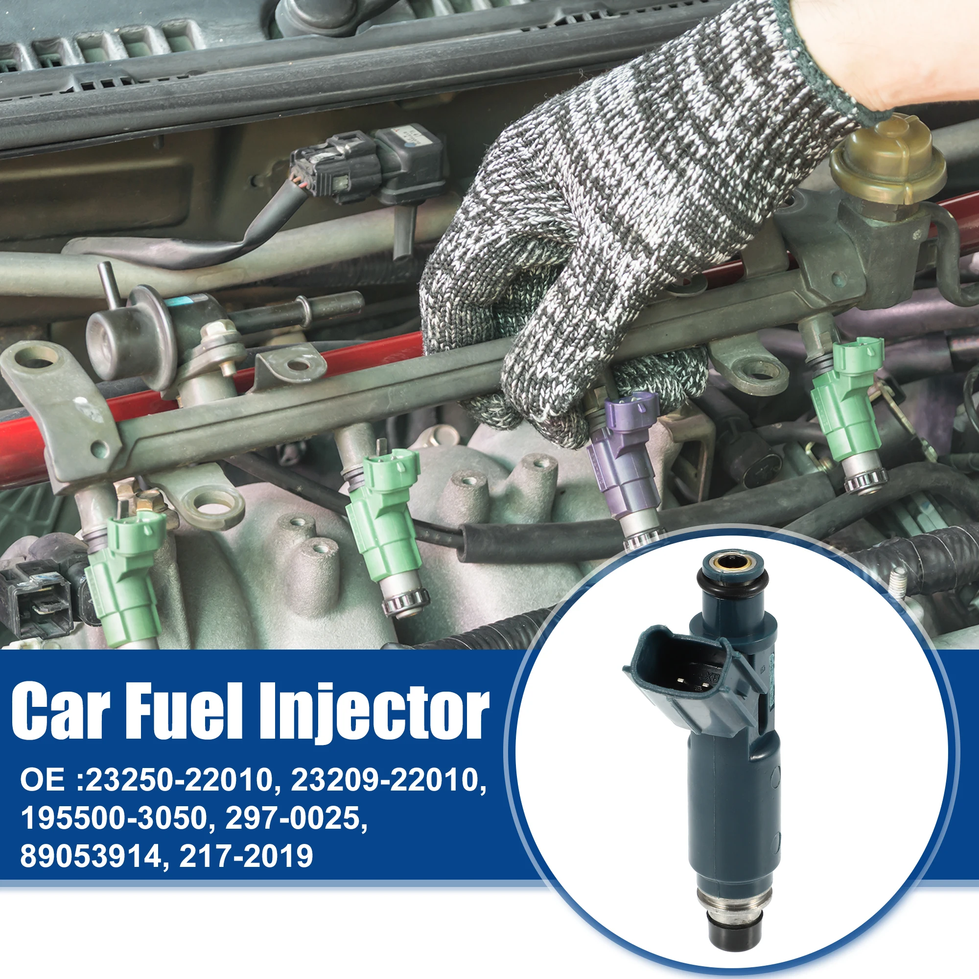 

UXCELL 4 шт. No 23209-22010 Топливная форсунка для Toyota Corolla CE LE VE 1.8 1998-1999 гг.