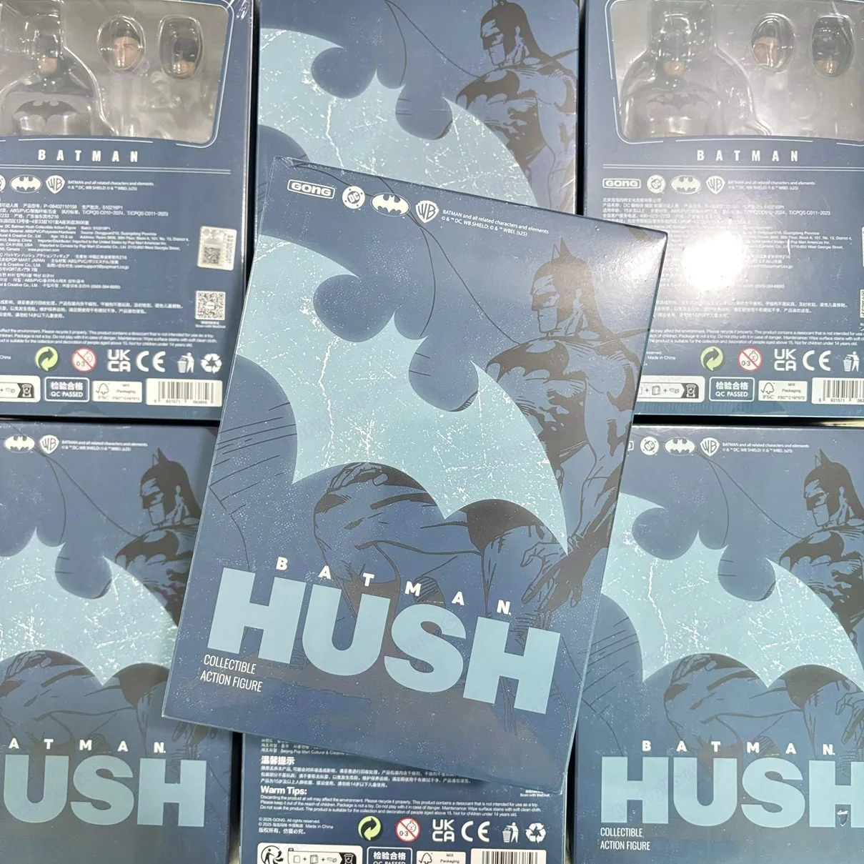 متوفر في المخزون GONG Hush Batman 1/12 بدلة قماشية مصممة لعبة مجسمة هدية متوفرة في المخزون #3