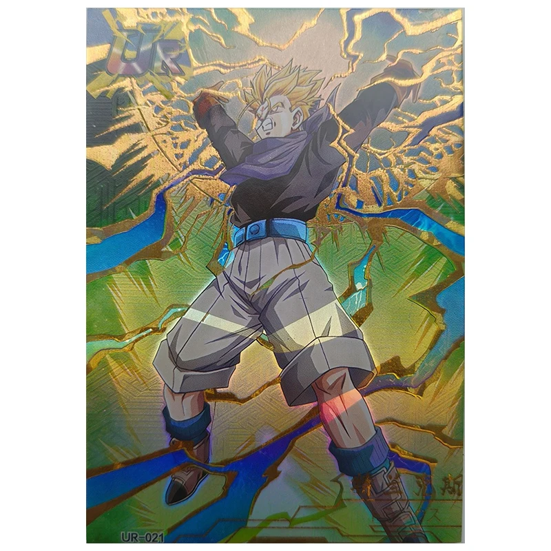 Anime NARUTO Rare UR Refraction Foil Bejita Yonsei Torankusu Gotenks Android 18 Toys for boys Collectible Cards Birthday Present