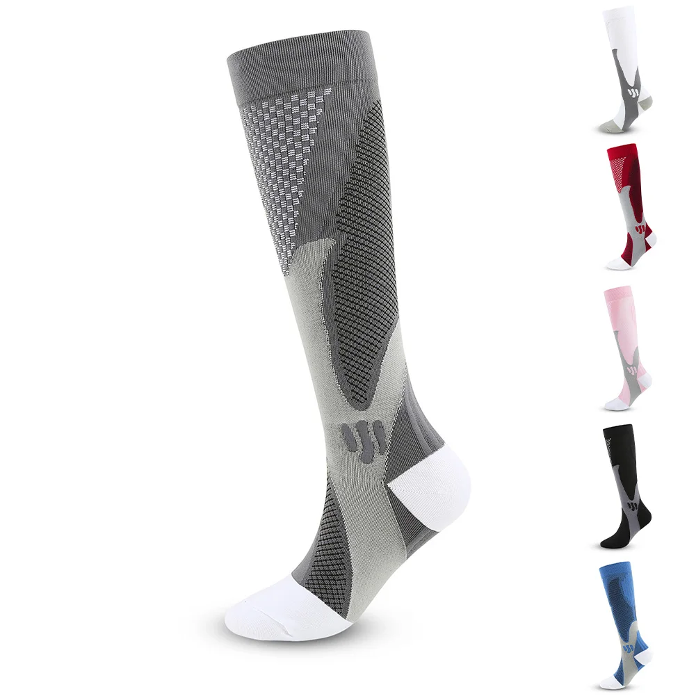 Calf Support Socks Football Socks Breathable Material Comfortable Fit Exercise Socks Breathable Athletic Socks