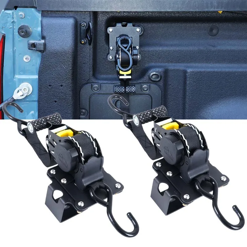 

For Ford Maverick 2022+ Cargo Strap Ratchet Tensioner Freight Car Fixed Tightener Tighten Rope modification accessories 2 Pcs
