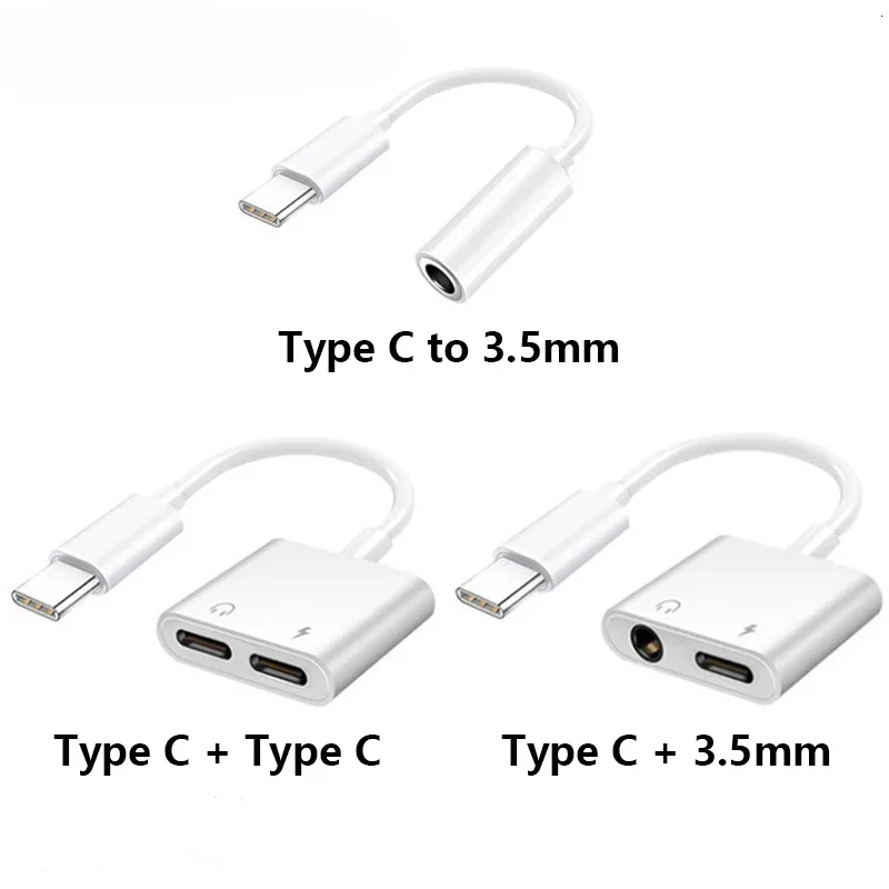 For Samsung Galaxy S21 S20 Note20 Ultra S23 S22 Plus Type C Adapter USB C to 3 5 Jack Audio Charger Splitter DAC Typec Converter