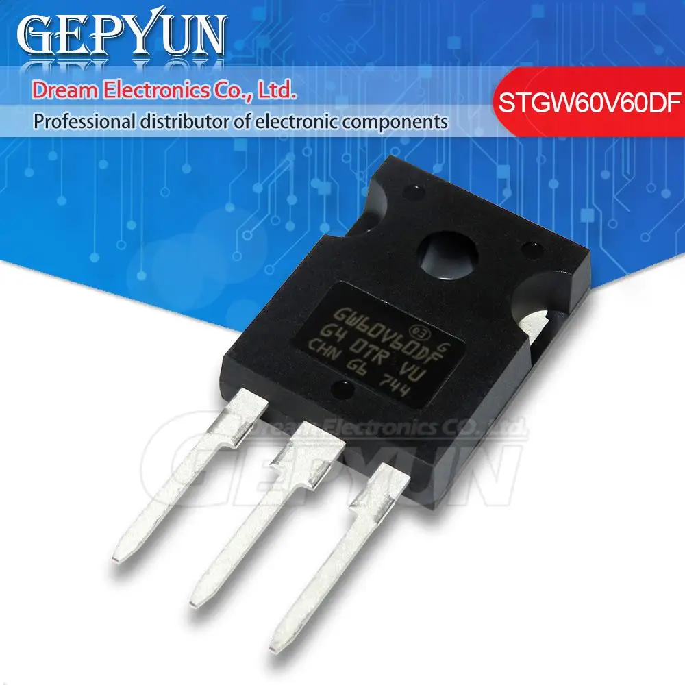 5 uds STGW60V60DF TO-3P GW60V60DF TO-247 STGW60V60 STGW40V60DF TO247 nuevo original
