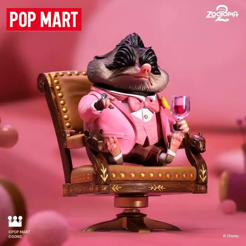POP MART GONG DISNEY ZOOTOPIA 2 SERIES MR.BIG ACTION FIGURE Blind Box Mystery Box Toys Kawaii Ornaments Figurines Home Decor