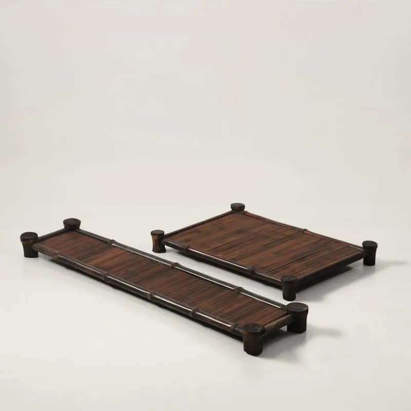 

Cup Holder Insulated Coaster Japanese Style Bamboo Cup Holder Tea Tray Tea Set Storage Tea Ceremony Tray Teapot AccessoriesZF385