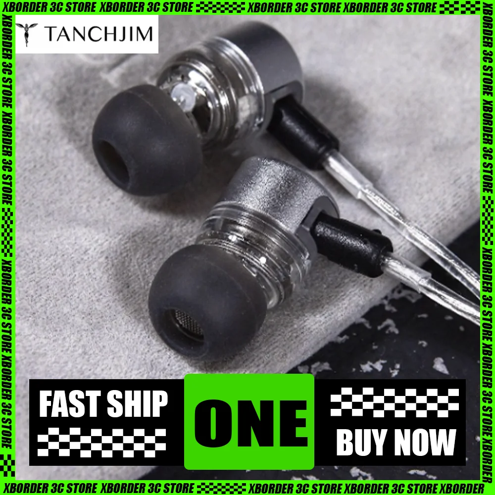

Tanchjim One HiFi High Resolution Earphones 12mm Monitor-Grade Sound Quality Microphone 3.5mm/0.78mm 2-Pin Detachable Cable