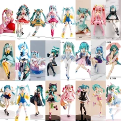 Anime Figure Wedding Dress Action Figures Kawaii Swimsuit Vocaloid PVC Collectible Model Toys Girl Gift