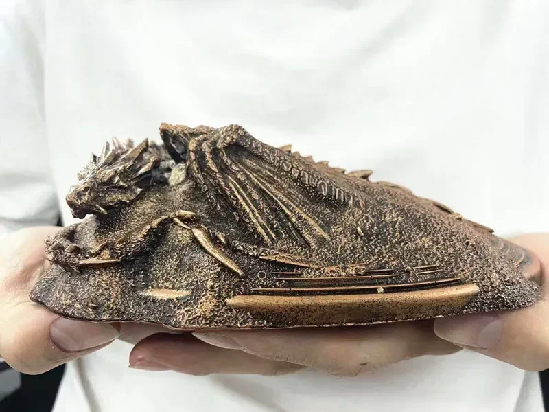 [Funny] 20cm Smaug dragon resin figure statue toys Collection model Desktop Decor Decoration kids toy gift