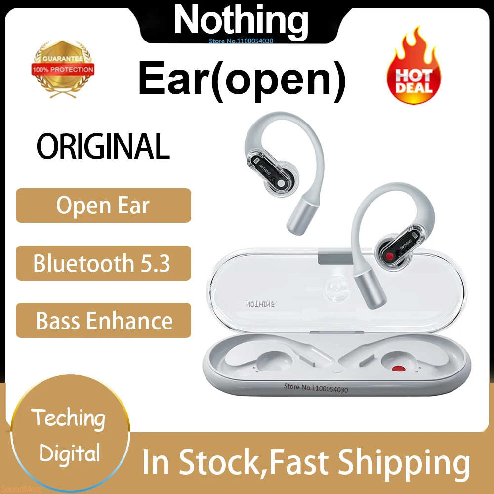 World Premiere! Nothing Ear(open) Oepn-Ear Earphones Global Version,2024 New Arrival