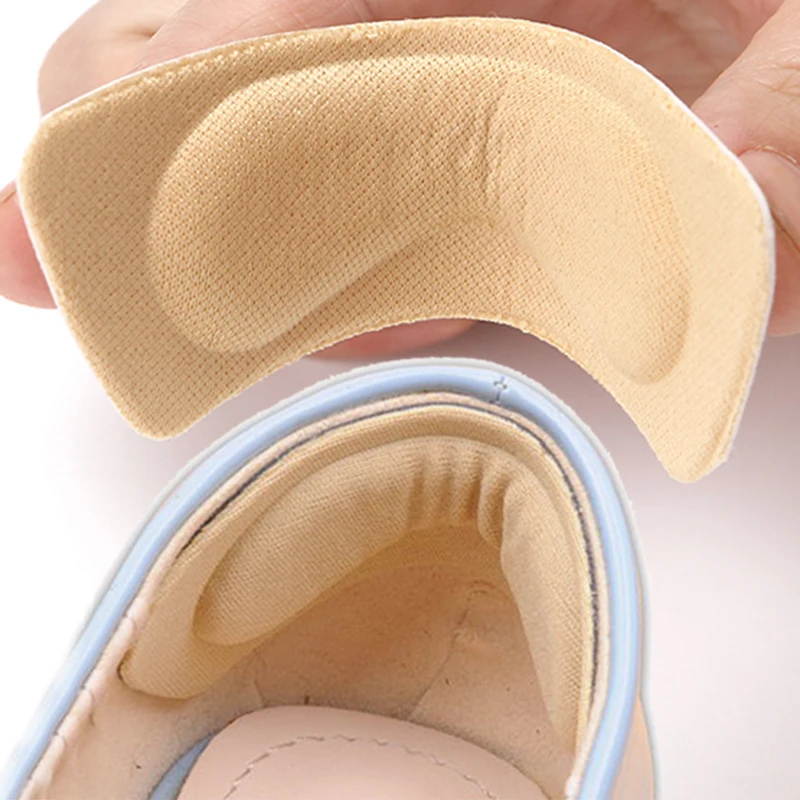 3pairs Sponge Heel Pads Women Anti-wear Cushion High Heels Shoes Sticker Foot Care Pain Relief Liner Grips Insole Insert Pads