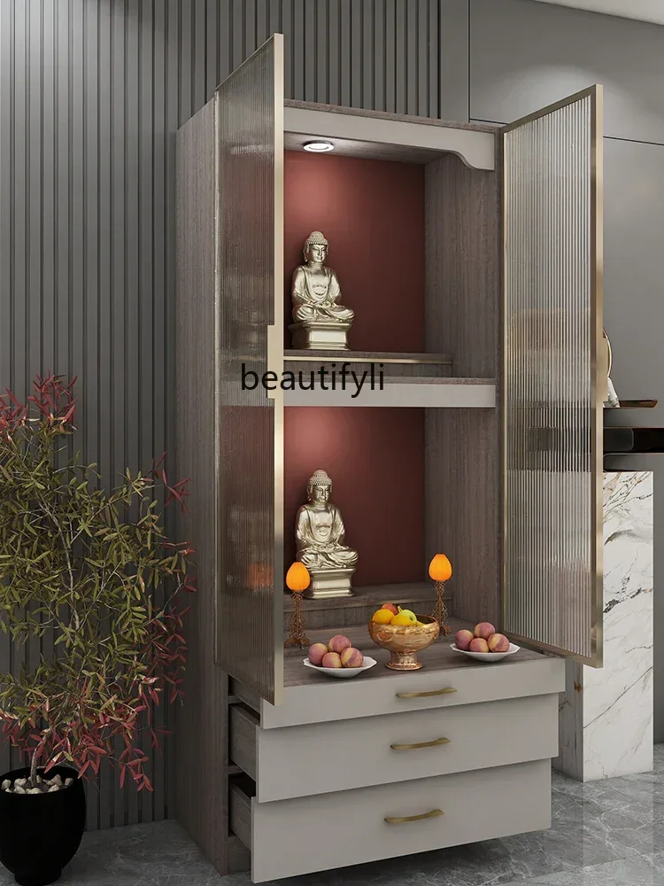 

LHY26 ss Алтарь поклонения Современный свет Роскошный дом Zhongtang Бог богатства Шкаф для одежды Главная Карта Бога Всемирные и странные родственники