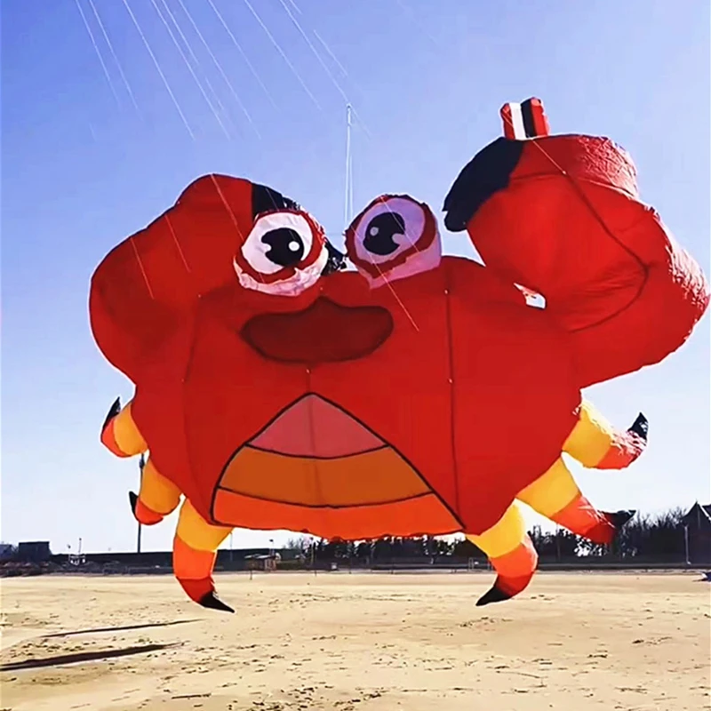 Crab Kites pendant shows flying kites nylon fabric Inflatable toys Shield kite girouette rebel parachute Fun kite letajici drak