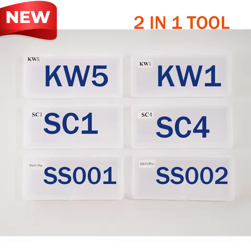 5pcs LISHI style 2 IN 1 SC4 SC1 KW5 KW1 KW1-L KW5-L SC1-L M1MS2 pick&decoder locksmith tool for auto car key