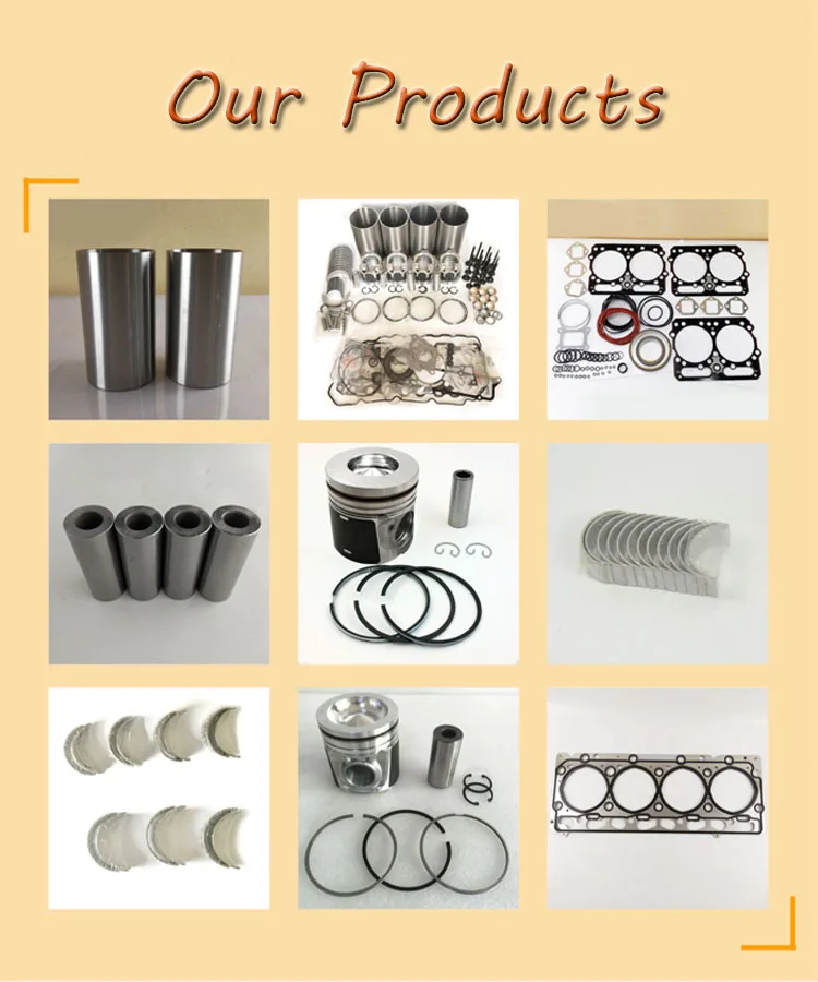 Kit di ricostruzione revisione TLF 3KR2 per parti dell'escavatore del motore ISUZU SUMITOMO S80F2 S80FX3