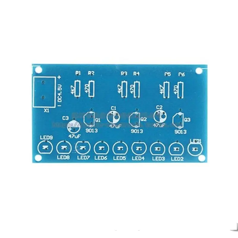 Три комплекта из 9 светодиодных мигающих ламп, ходовые огни/велосипедная вода/сделай сам