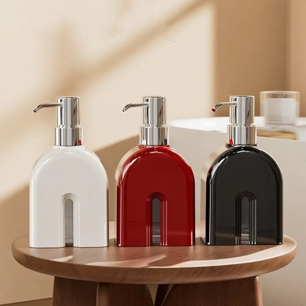 

Plastic Shower Gel Shampoo Bubbler Pump Style Refillable Hand Sanitizer Bottle 400ml Empty Liquid Soap Bottle Hotel