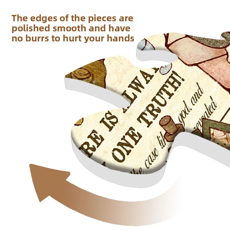 لغز وكالة المباحث Gubu Cat 500 قطعة بطاقة بيضاء بيرليسسينت جودة ممتازة، للبالغين والأطفال لعبة ذكية لجميع الأعمار