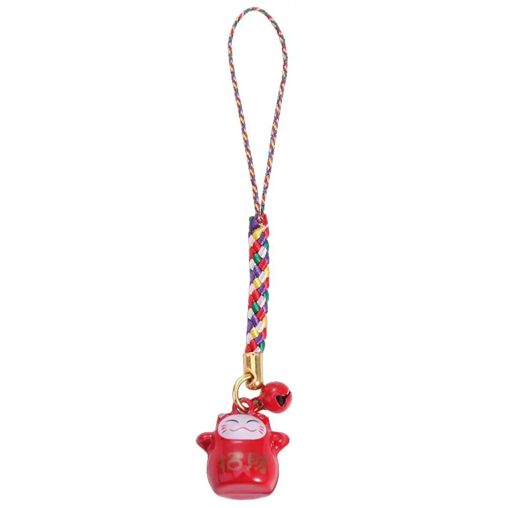 

Lucky Cat Lucky Cat Phone Charms Chinese Style Fortune Maneki Neko Phone Chain Trinket Metal Fortune Cat Keychain Bag Charm