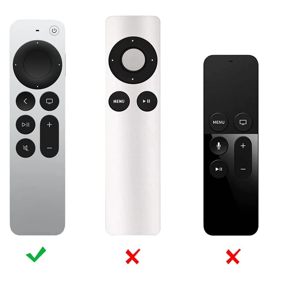 Anti-Lost futerał ochronny na 2021 Apple TV 6th Gen pilot antypoślizgowa trwała silikonowa osłona odporna na wstrząsy
