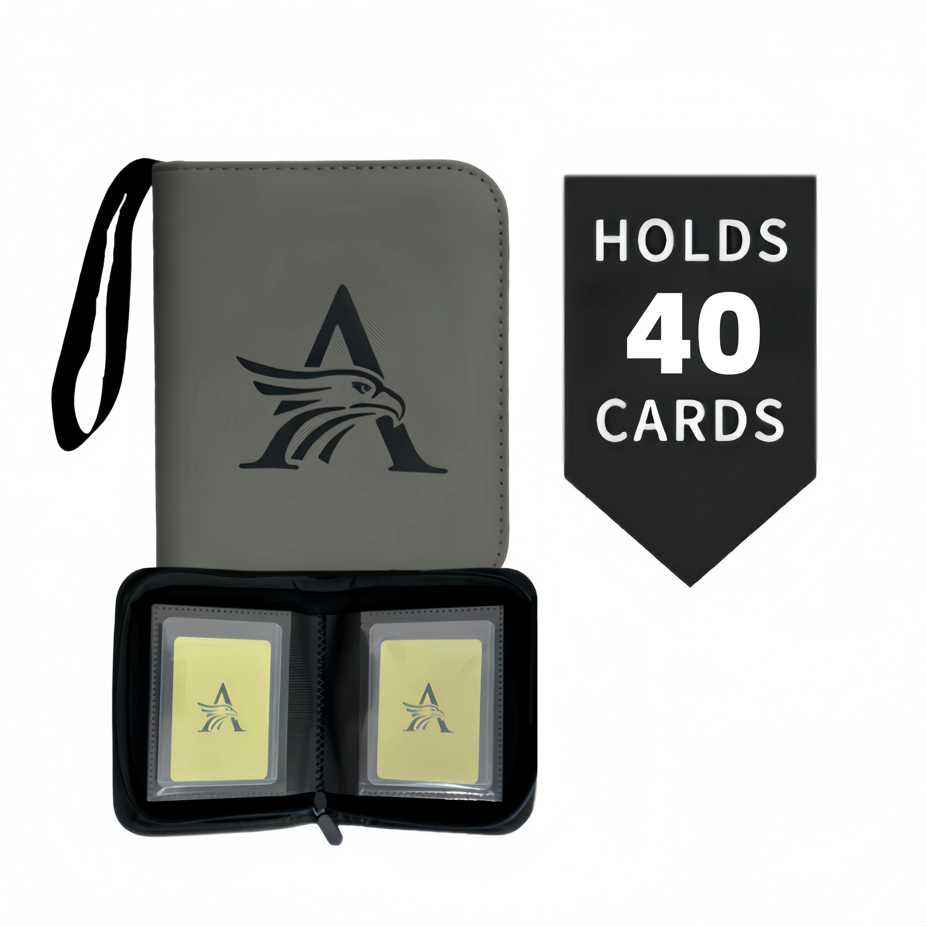 Top Loader Binder, 1 Tasche für 40 Karten im Format 3"x4", seitlich befüllbares kleines Album, für MTG, TCG, Pokémon, Sammel- und Sportkarten – Detail 16