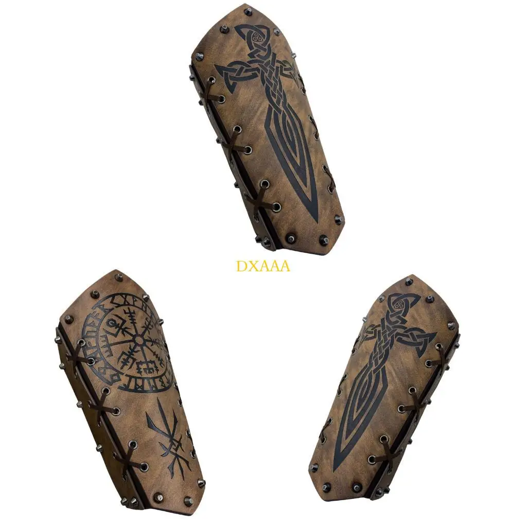 

DXAA Cosplay Wrist Men Middle Ages Cosplay Bracer Studs Wristband for Men