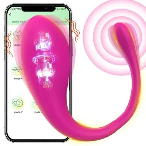 APP Remote Control Dildo Vibrator 9 Modes Wearable Vibrating Egg G-Spot Clitoral Stimulator Couple Female Sex Toy