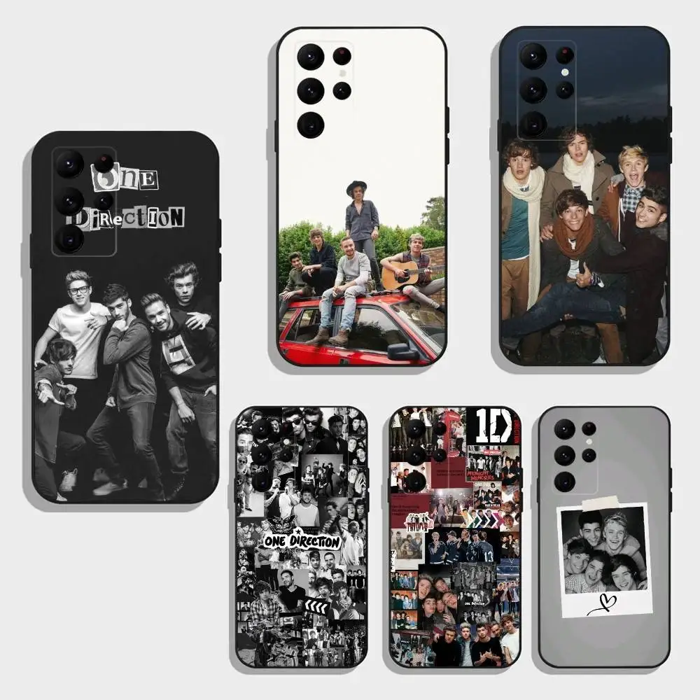 Eine D-Direction-ES-Band-Handyhülle für Samsung S25, S24, S21, S22, S23, S30, Ultra, S20, Plus, Fe, Note, 5G, schwarze Hülle