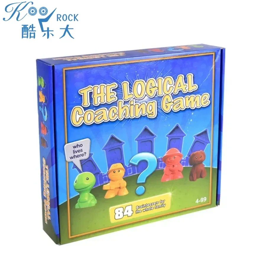 The Logical Coaching Game,Board Game Braintesters for the whole families, Amusement puzzle toy, Brain Meridian Sharp Turn